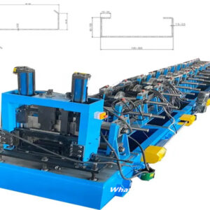 Heavy CZ Purlin30 Zhongtuo Customized Heavy Duty1.2–3.0 mmC Purlin Roll Former & Z Purlin Making Machine