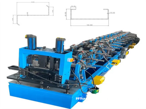 Heavy CZ Purlin30 Zhongtuo Customized Heavy Duty1.2–3.0 mmC Purlin Roll Former & Z Purlin Making Machine
