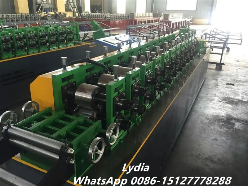 High speed wall angle roll forming line for gypsum ceiling system