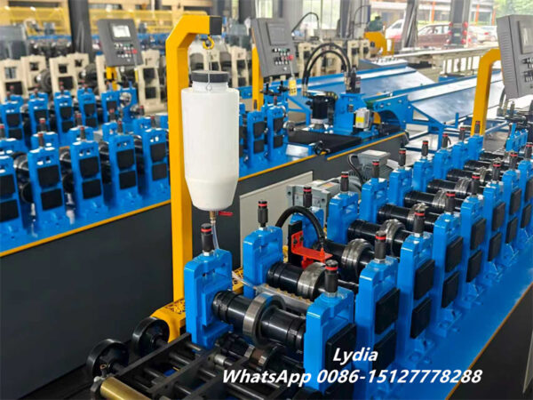 Plaster beacon rail06 Zhongtuo Plaster Beacon 6mm*3.0m Roll Forming Machine Metal M6 M10 Beacon Channel Machine