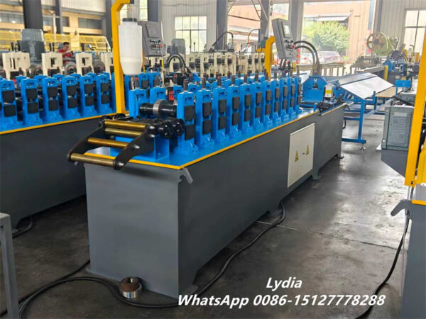 Plaster beacon rail09 Plaster Beacon Roll Forming Machine 6mm 3.0m full automatic production line