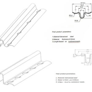 Zhongtuo Plaster Beacon 6mm*3.0m Roll Forming Machine Metal M6 M10 Beacon Channel Machine