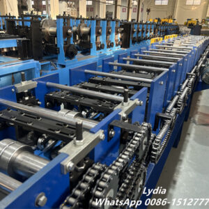 Rain Gutter Machine06 square downspout forming machine hydraulic cutting system