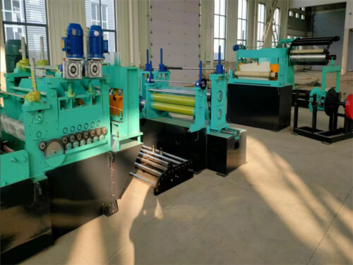 finished steel strips recoiling machine