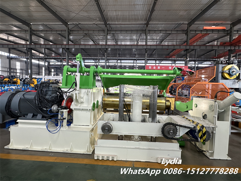 steel coil slitting machine with hydraulic decoiler