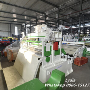 Slitting Line04 slitting machine blades and spacer configuration