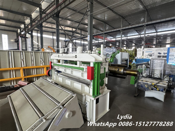 Slitting Line07 steel strip slitting and rewinding process