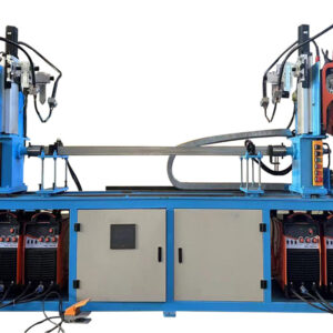 Square tube seam welding01 double sided welding square tube seam welding machine