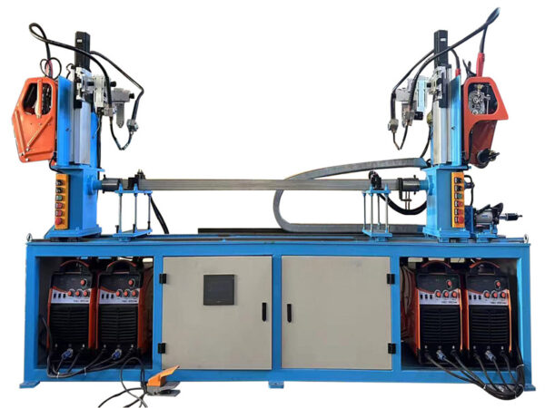 Square tube seam welding01 double sided welding square tube seam welding machine
