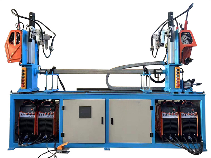 double sided welding square tube seam welding machine