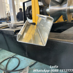 Corner Post Container House Steel Frame Upright Beam Column Steel Vertical Roll Forming Machine