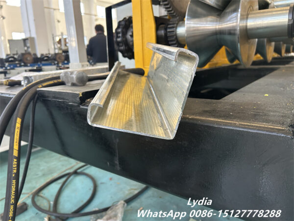 Corner Post Container House Steel Frame Upright Beam Column Steel Vertical Roll Forming Machine