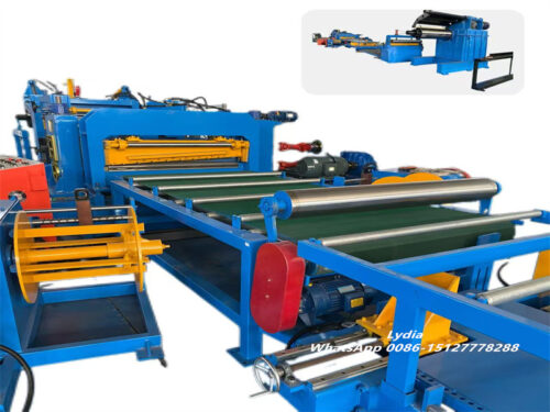 metal steel aluminum PPGI slitting and cut to length line