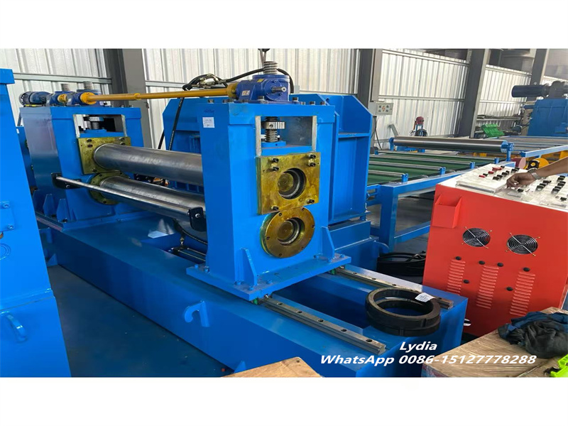 precision leveling and slitting machine for PPGI steel coils
