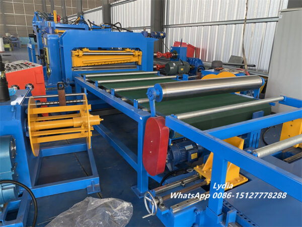 cut to Length09 metal steel aluminum PPGI slitting and cut to length line
