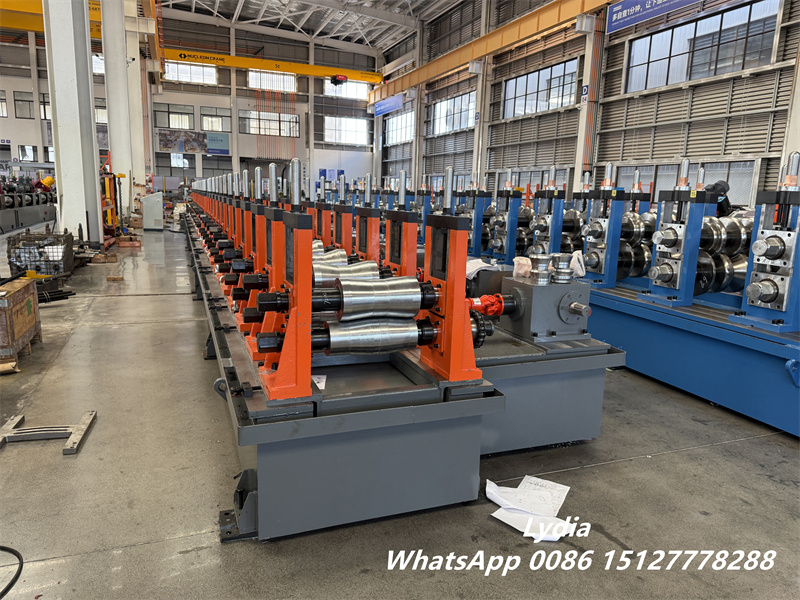 Cr12 rollers of heavy duty C channel roll forming machine