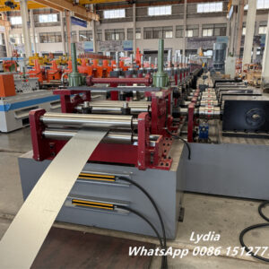 Industrial heavy gauge C profile roll forming production line