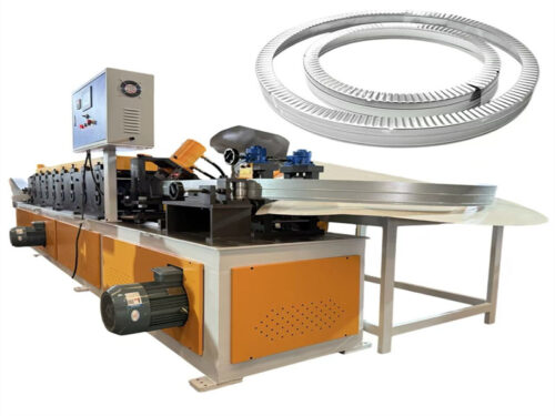 metal edge protector 01 steel coil edge protector ring making machine for ID and OD rings