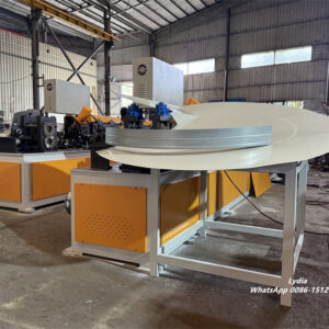roll forming system of steel coil edge protector machine with hardened rollers