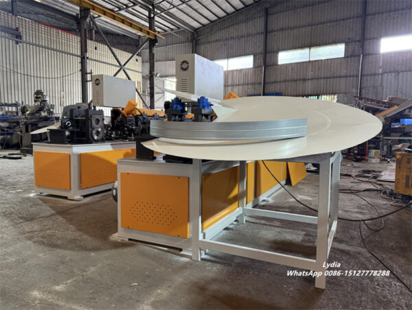 roll forming system of steel coil edge protector machine with hardened rollers