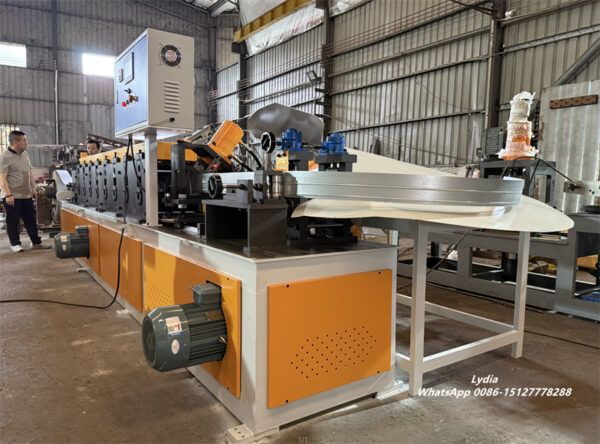 hydraulic cutting system of steel coil edge protector forming machine