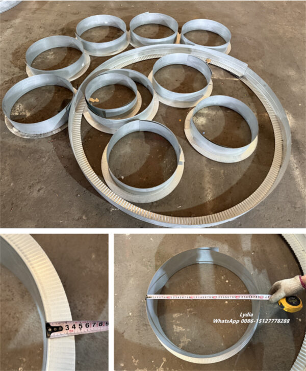 inner diameter steel coil edge protector ring finished product