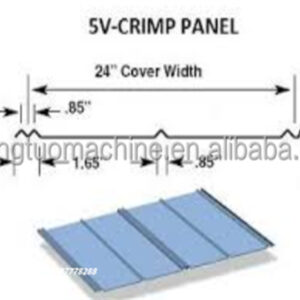 5v Metal Roof Panel 03 5V crimp metal roofing panels for residential buildings USA