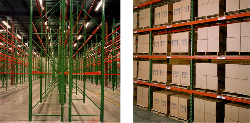 finished warehouse racking box beam product