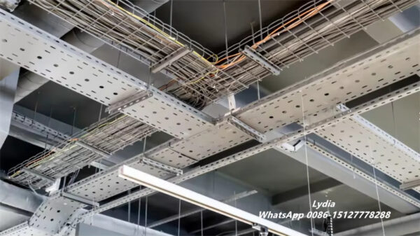 Cable Tray Roll Forming Machine01 Finished cable trays produced by automatic roll forming machine