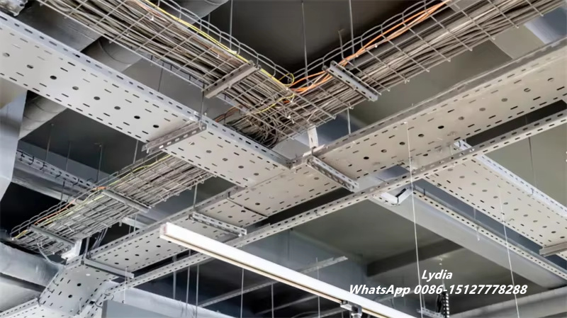 Finished cable trays produced by automatic roll forming machine