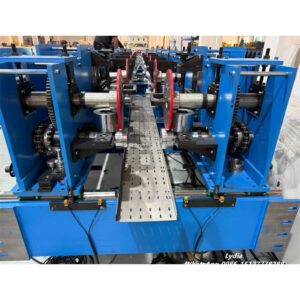 Cable Tray Roll Forming Machine05 45# steel rollers with hard chrome plating for cable tray forming