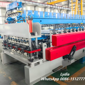 Double Layer 1202 Hydraulic cutting system of double layer roofing panel forming machine