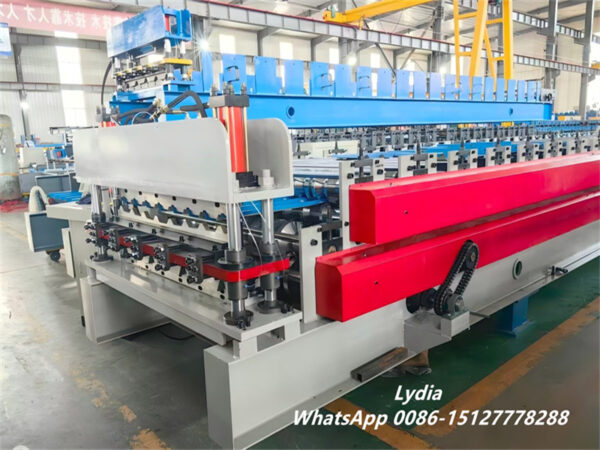 Double Layer 1202 Hydraulic cutting system of double layer roofing panel forming machine