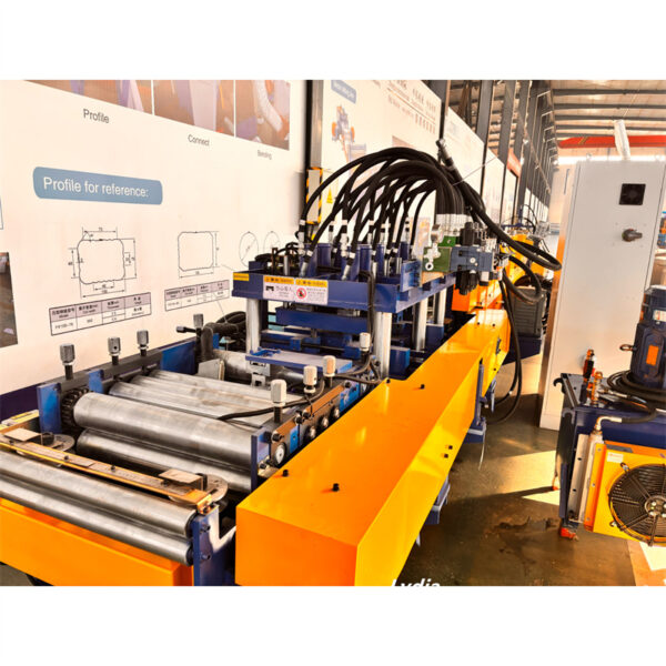 Hat Omega Purlin 10 factory low cost top hat roll forming machine gearbox drive