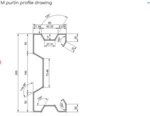 M Purlin Roll Forming Machine