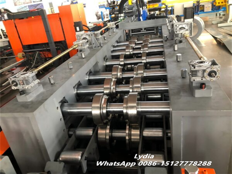 Steel M purlin profile roll forming machine