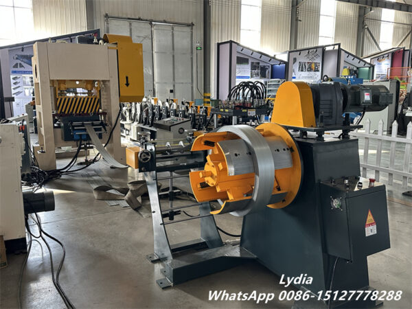 Punching line06 Zhongtuo Metal Perforated Machine Line High Speed Steel Sheet Punching Machine