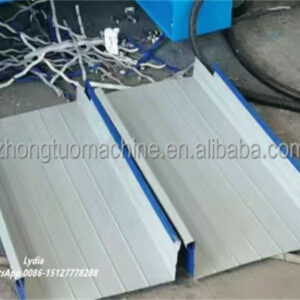Finished aluminum soffit panels produced by pan roof roll forming machine
