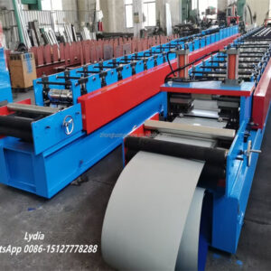 High speed aluminum soffit panel roll forming line with PLC control system