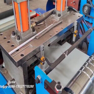 High speed aluminum soffit panel roll forming line with PLC control system