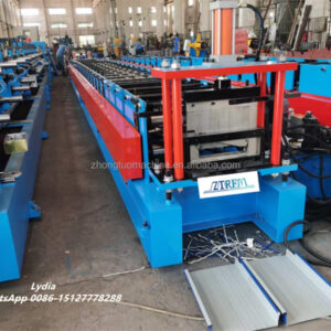 Aluminum soffit panel roll forming machine for pan roof production in North America