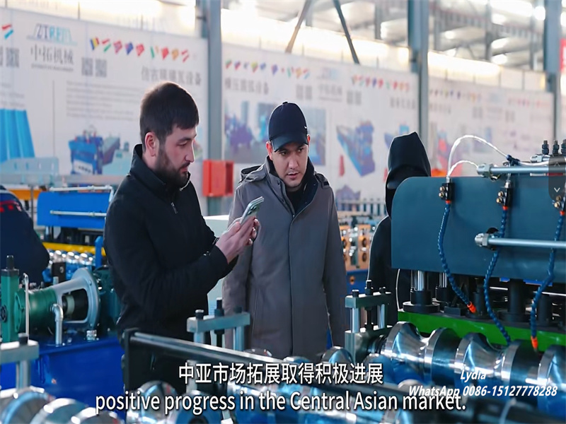 Glazed tile roll forming machine for color steel roofing