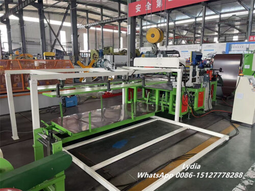 Automatic slitting and cut to length line 04 Multiblanking metal processing line for steel coils