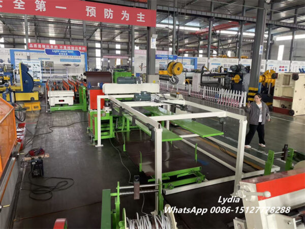 Combined slitting and cut to length line machinery