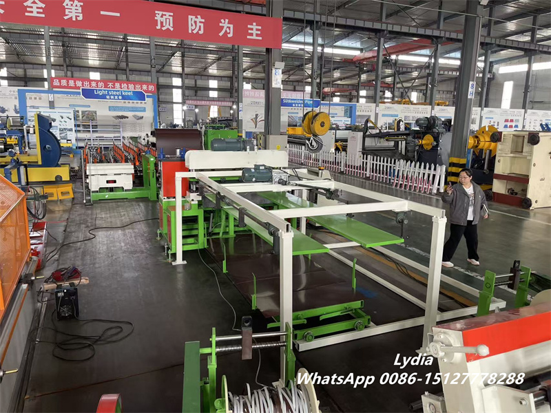 Combined slitting and cut to length line machinery
