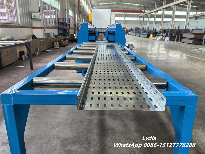 Cable Tray17 Automatic cable tray production line with roll forming and cutting system