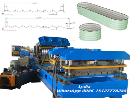 Corrugated Metal Garden Bed Roll Forming Machine
