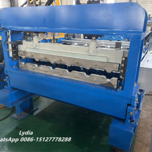 Curved metal roof panel bending machine