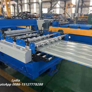 Hydraulic metal roof curving machine