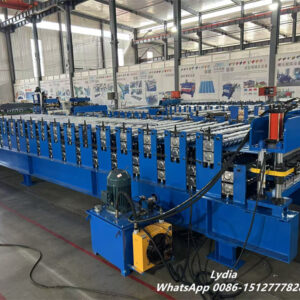 PLC touch screen control for double layer roll forming machine
